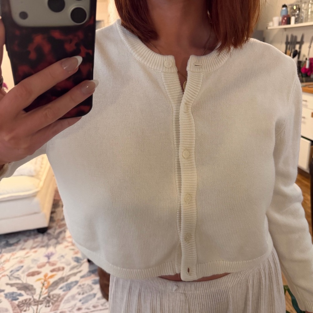 ARITZIA Wilfred Cotton Charm Sicily Cardigan